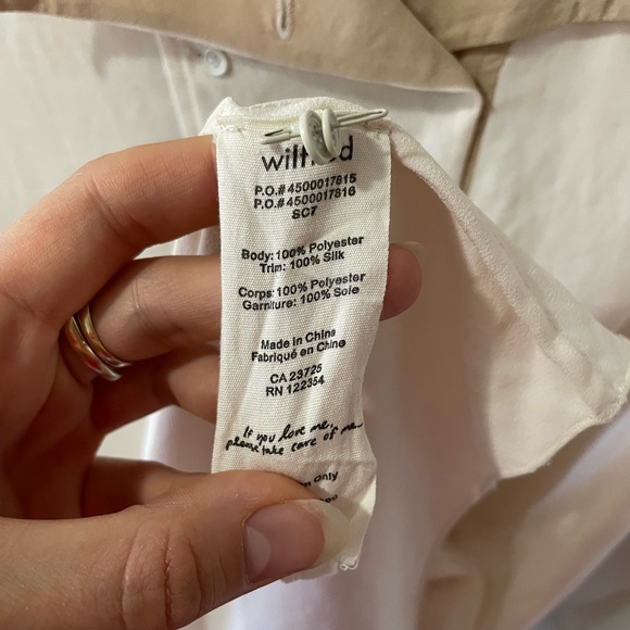 Beige Wilfred work dress- size medium - Picture 6 of 6